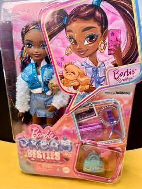 Dream Besties Barbie Brooklyn Fashion Doll with 8 Video Music Themed Accessories